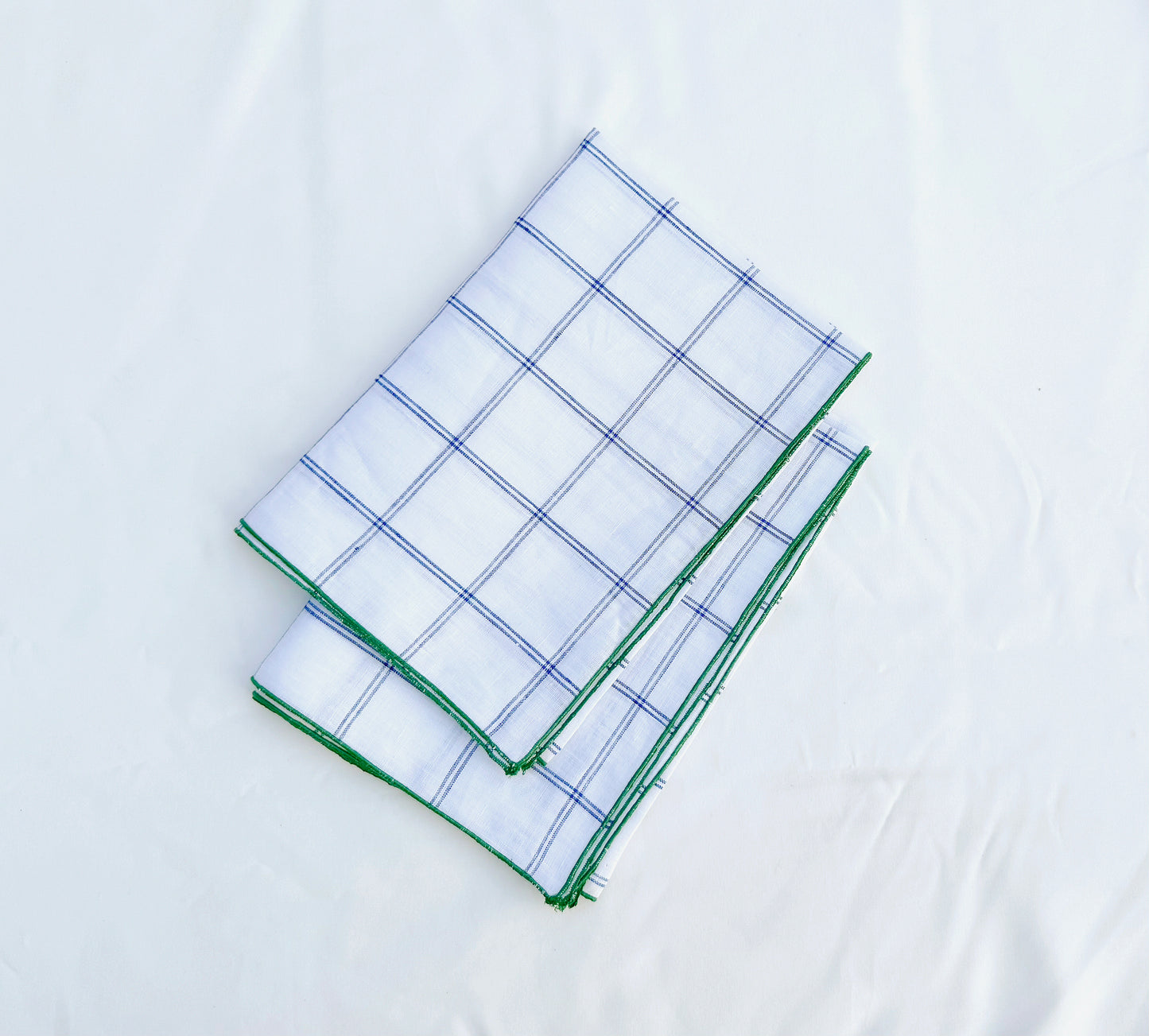 Grid Towel in Deep Moss