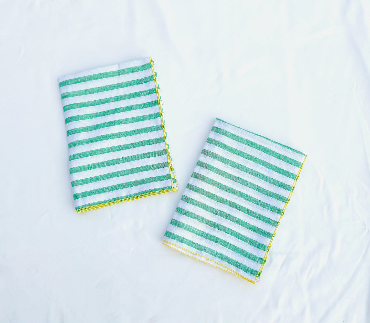 Linear Towel in Citron Pop